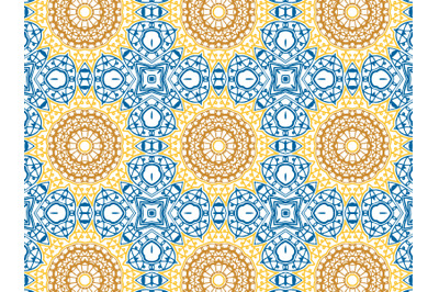 Pattern Abstract Sun Flower Navy Background