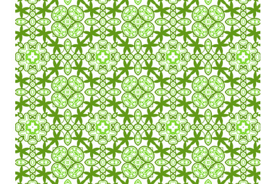 Pattern Abstract Green Color Design