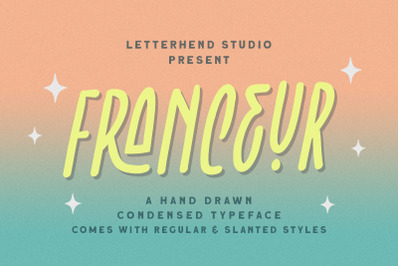 Franceur - Condensed Typeface