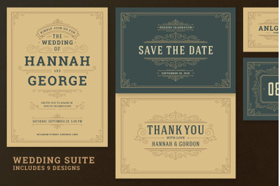 Wedding Invitation Suite