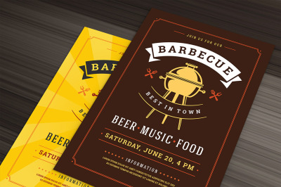 Barbecue Party Flyer Template