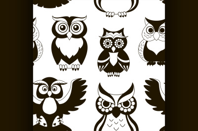 Pattern of owls