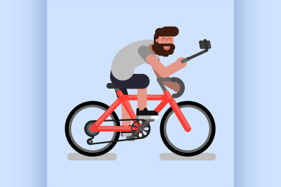 Man on bike