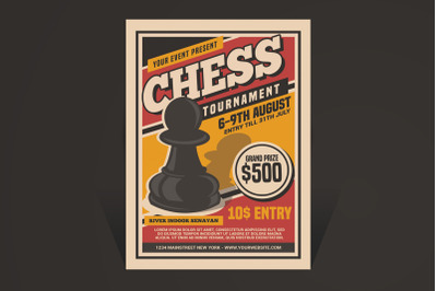Chess Tournament Flyer Template