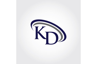 Monogram KD Logo Design