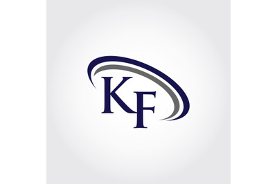 Monogram KF Logo Design