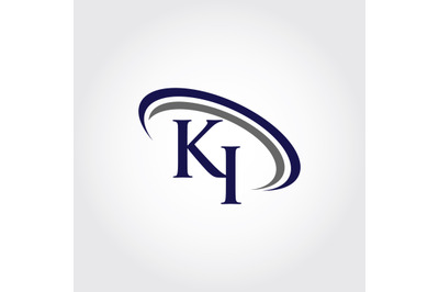 Monogram KI Logo Design