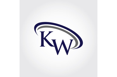 Monogram KW Logo Design