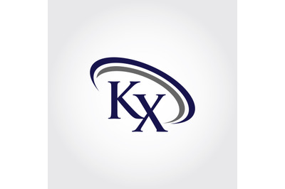 Monogram KX Logo design