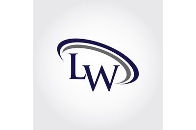 Monogram LW Logo design