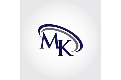 Monogram MK Logo Design