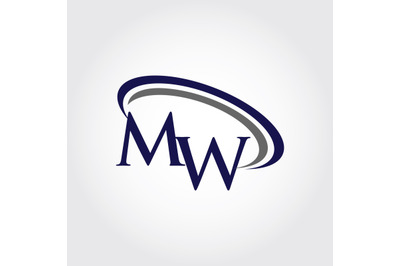 Monogram MW Logo design