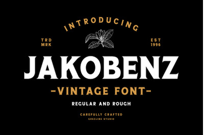 Jakobenz - Vintage Serif Font