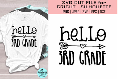 Hello third grade svg&2C; teacher svg