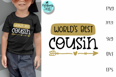 World&#039;s best cousin svg, cousin svg