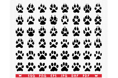 SVG &nbsp;Trace Cats Dogs, Silhouettes digital clipart