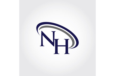 Monogram NH Logo Design