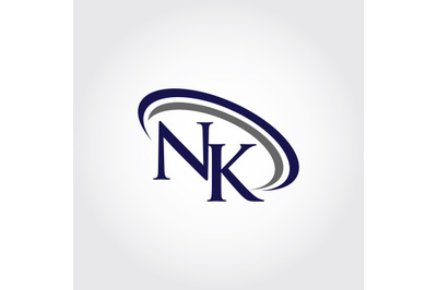 Monogram NK Logo Design