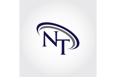 Monogram NT Logo design