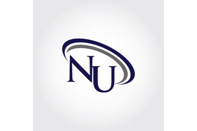 Monogram NU Logo Design