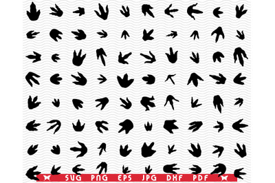 SVG &nbsp;Trace Dinosaurs, Seamless digital clipart