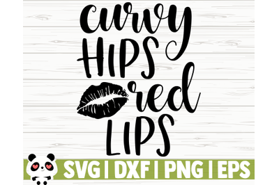 Curvy Hips Red Lips