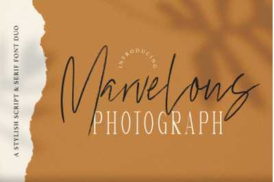 Marvelous Photograph - Font Duo