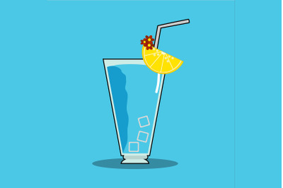 Summer Icon with Blue Ice