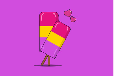 Summer icon with Ice Cream