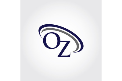 Monogram OZ Logo design