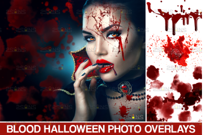 Blood Photo Overlay, Halloween overlay, blood splatter