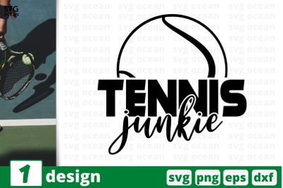 1 TENNIS JUNKIE, sport&nbsp;quotes cricut svg