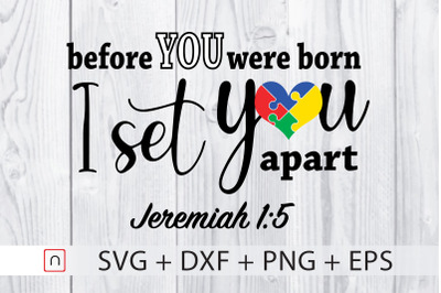 Before You Were Born,I Set You Apart SVG,Cricut, Silhouette