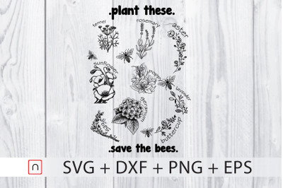 Plant These Save The Bees,Beekeeper svg