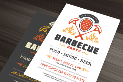 Barbecue Party Flyer Template