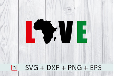 Black Lives Matter,Love Africa Map svg