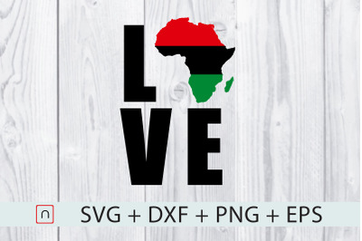 Black Lives Matter,Love Flag Africa