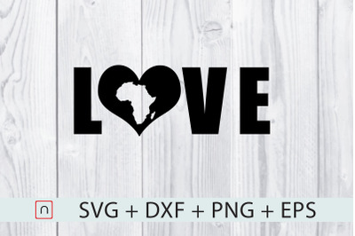 Love Africa Map,Black Lives Matter svg