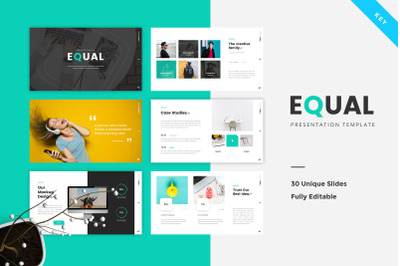 Equal - Minimal Keynote Template