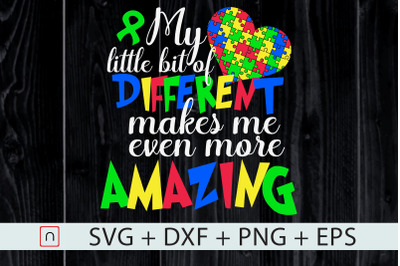 Different makes me Amazing svg,Autism