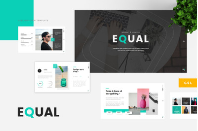 Equal - Minmal Google Slides Template