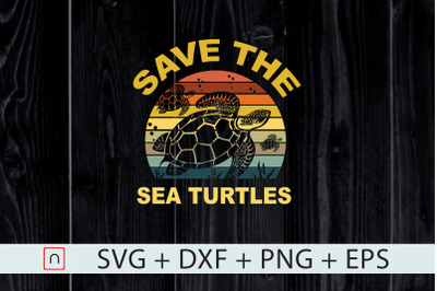 Sea Turtle SVG,Save the Ocean svg,Earth