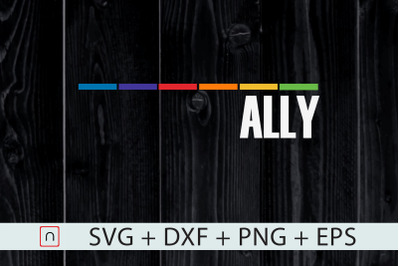 LGBTQ svg,Ally retro svg,lgbt pride Svg