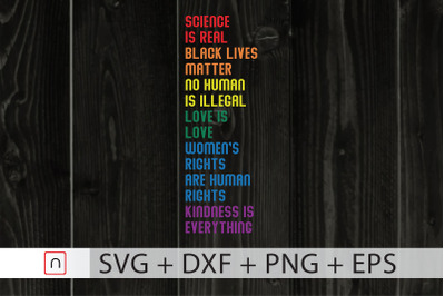 Human Right svg,Science,Black,Pride svg