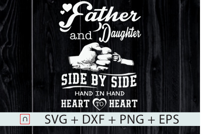 Father and Daughter svg,Father&#039;s Day svg