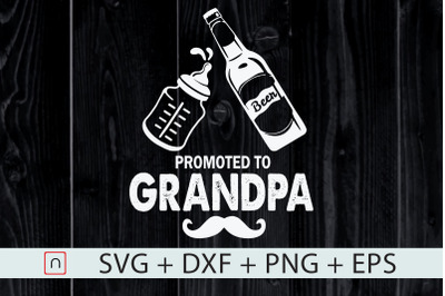 First Time Dad Promoted to Grandpa svg