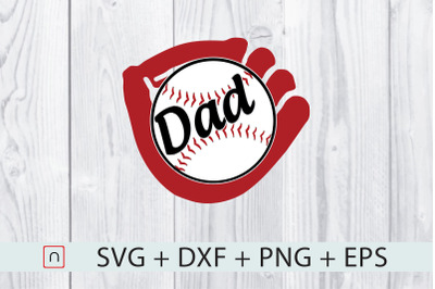 Father&#039;s Day,Baseball Dad svg,Softball