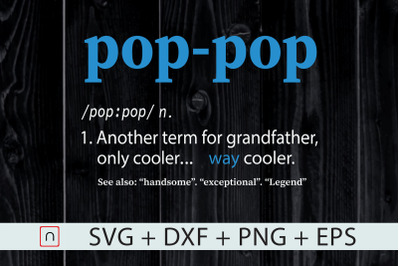 Pop Pop Defination,Grandpa Fathers Day