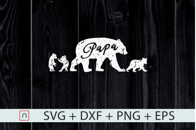 Papa Bear svg,Fathers Day svg,Dad svg