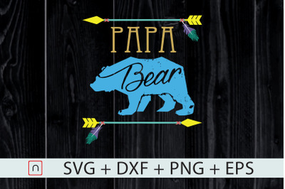 Papa Bear Svg,Father&#039;s Day,Funny Gift